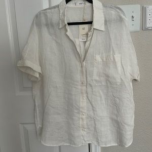 MNG 100% Linen Shirt